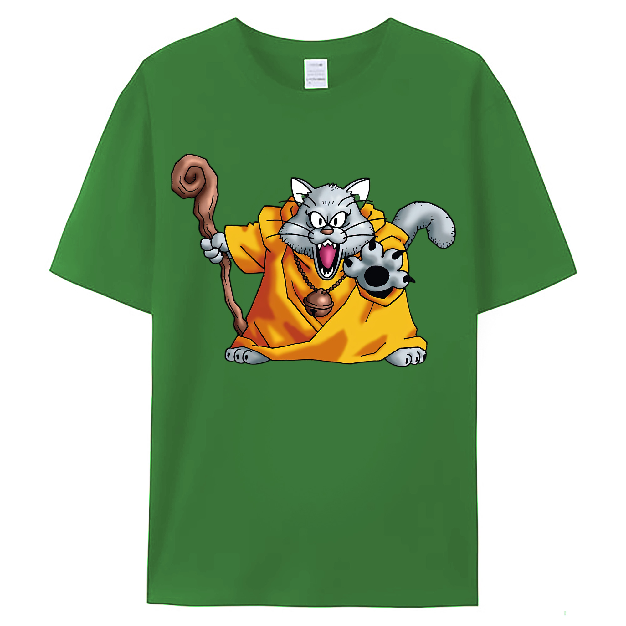（画像用） ドラゴンクエスト Doragon Kuesuto Dragon Quest レディースカジュアルプリントTシャツ（綿100％）